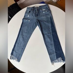 Classic Blue Straight Leg Women Jeans